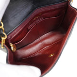 【6ca1204-k】シャネル ショルダーバッグ ミニマトラッセ チェーンショルダー ラムスキン ブラック ゴールド金具【中古】レディース
