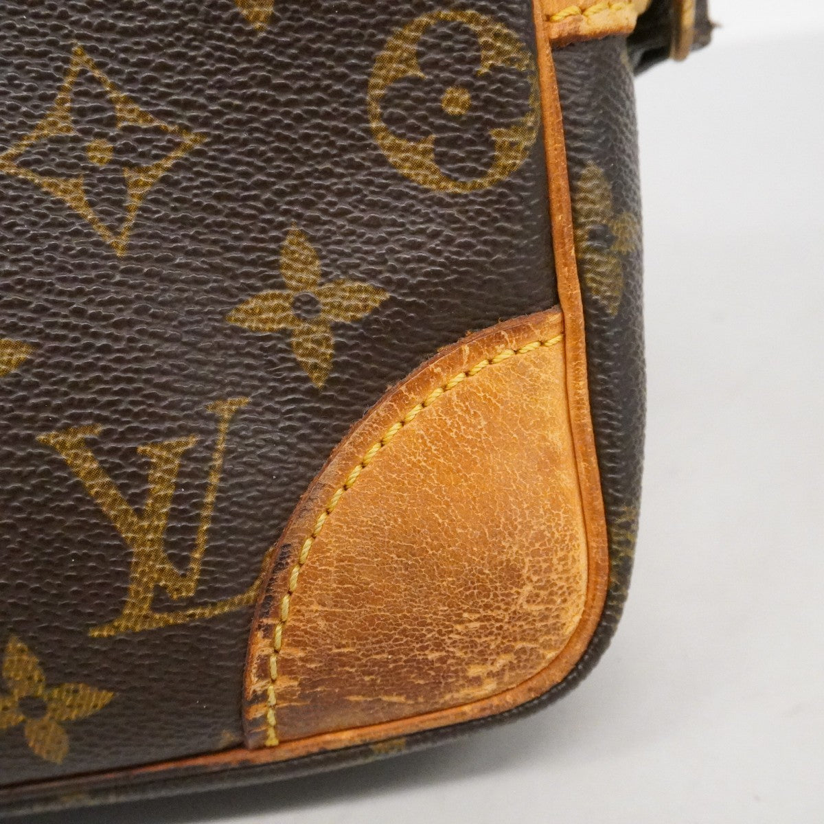 【6ca1235】ルイヴィトン クラッチバッグ モノグラム マルリードラゴンヌGM M51825 ブラウン【中古】メンズ