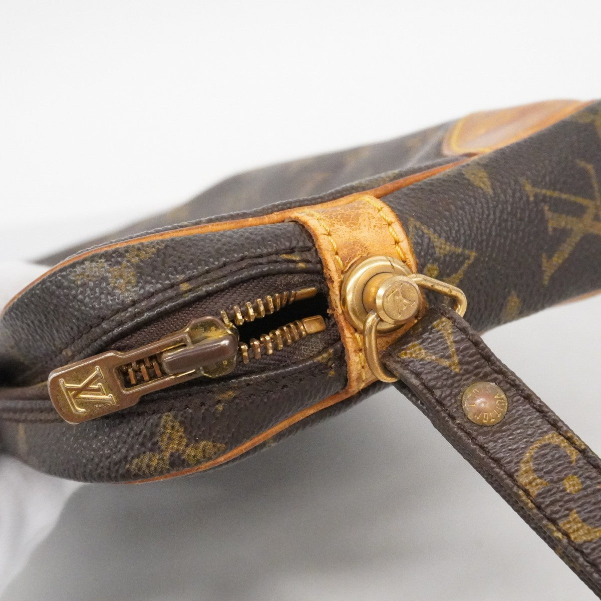 【6ca1235】ルイヴィトン クラッチバッグ モノグラム マルリードラゴンヌGM M51825 ブラウン【中古】メンズ