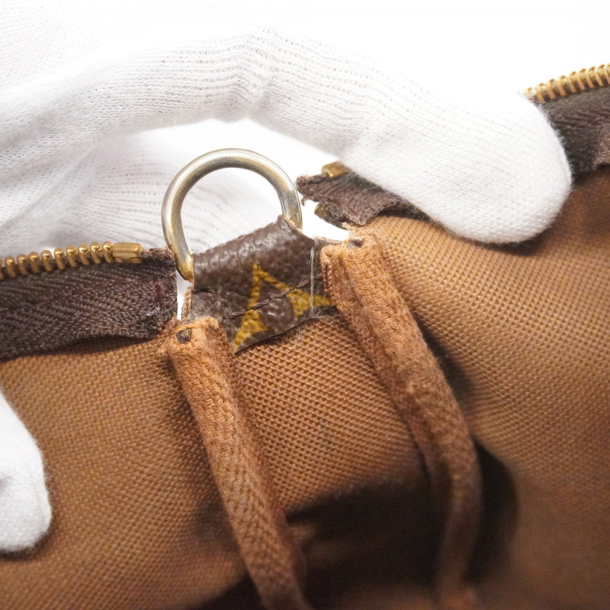 【6ca1236】ルイヴィトン ポーチ モノグラム ポシェットアクセソワール Ｍ51980 ブラウン【中古】レディース