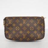 【6ca1236】ルイヴィトン ポーチ モノグラム ポシェットアクセソワール Ｍ51980 ブラウン【中古】レディース