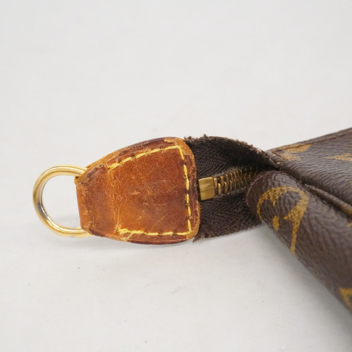 【6ca1236】ルイヴィトン ポーチ モノグラム ポシェットアクセソワール Ｍ51980 ブラウン【中古】レディース