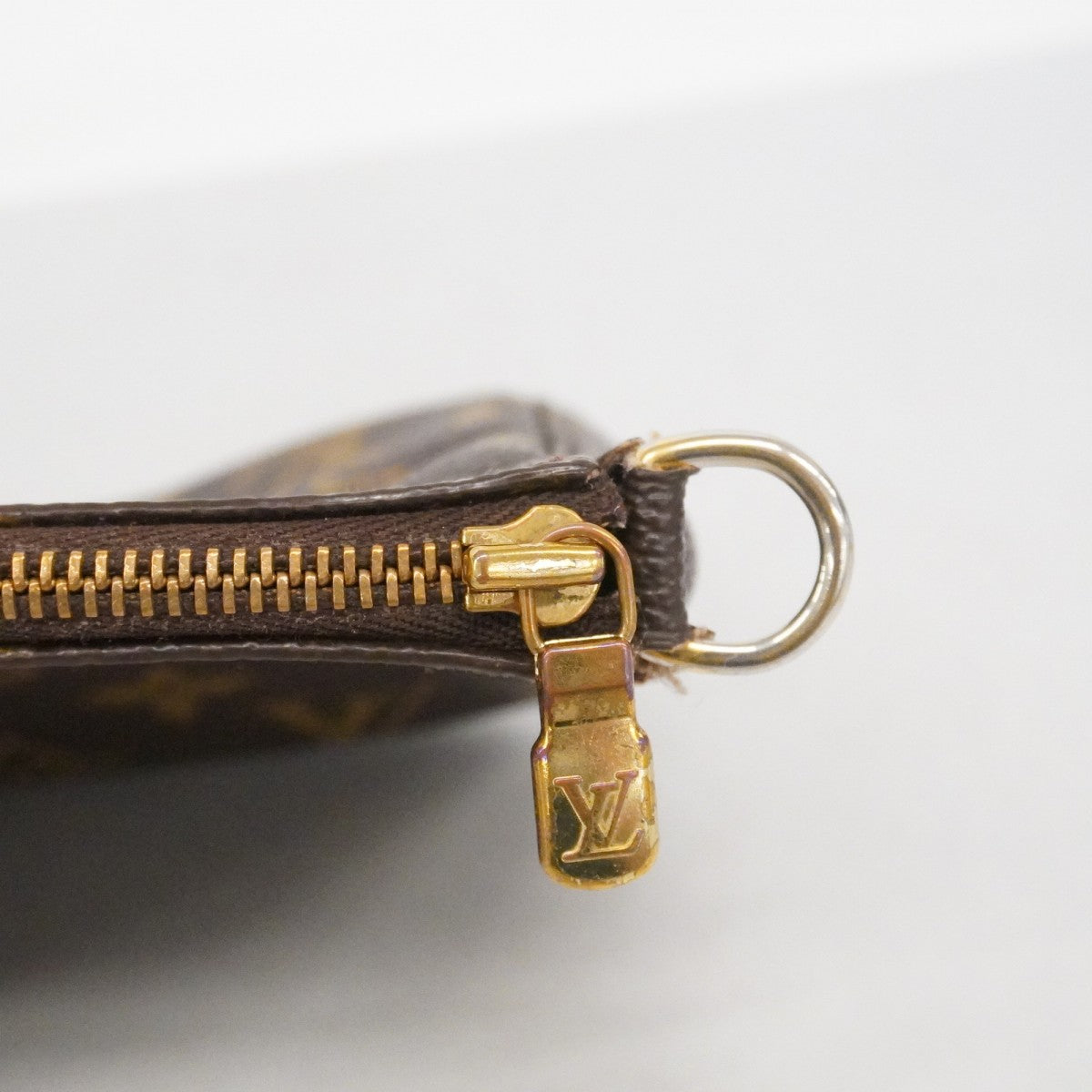 【6ca1236】ルイヴィトン ポーチ モノグラム ポシェットアクセソワール Ｍ51980 ブラウン【中古】レディース