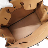 【6ca1262】エルメス ハンドバッグ バーキン35 トリヨンクレマンス チャイ シルバー金具 U刻印【中古】レディース