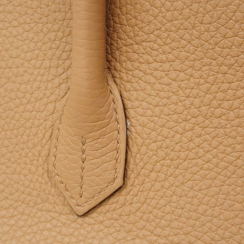 【6ca1262】エルメス ハンドバッグ バーキン35 トリヨンクレマンス チャイ シルバー金具 U刻印【中古】レディース