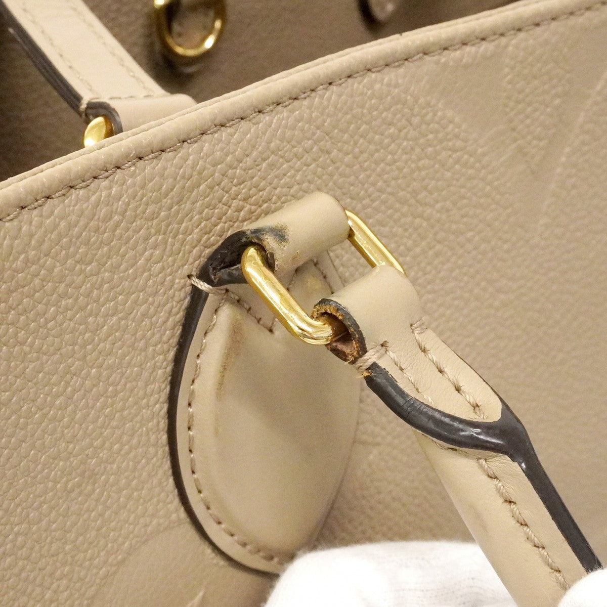 【6ca1265】ルイヴィトン トートバッグ モノグラム・アンプラント オンザゴーMM M45607 トゥルトレール 2wayバッグ【中古】レディース