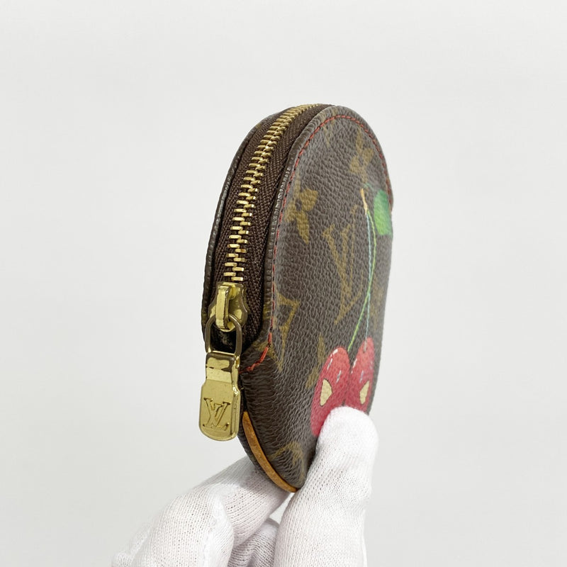 ★在庫処分★最終価格★SALE【6ca1282】ルイヴィトン コインケース モノグラム・チェリー ポルトモネロン M95043 ブラウン【中古】レディース