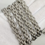 ★在庫処分★最終価格【6ca1291】シャネル ショルダーバッグ 2.55 チェーンショルダー ナイロン ブラック ホワイト シルバー金具【中古】レディース