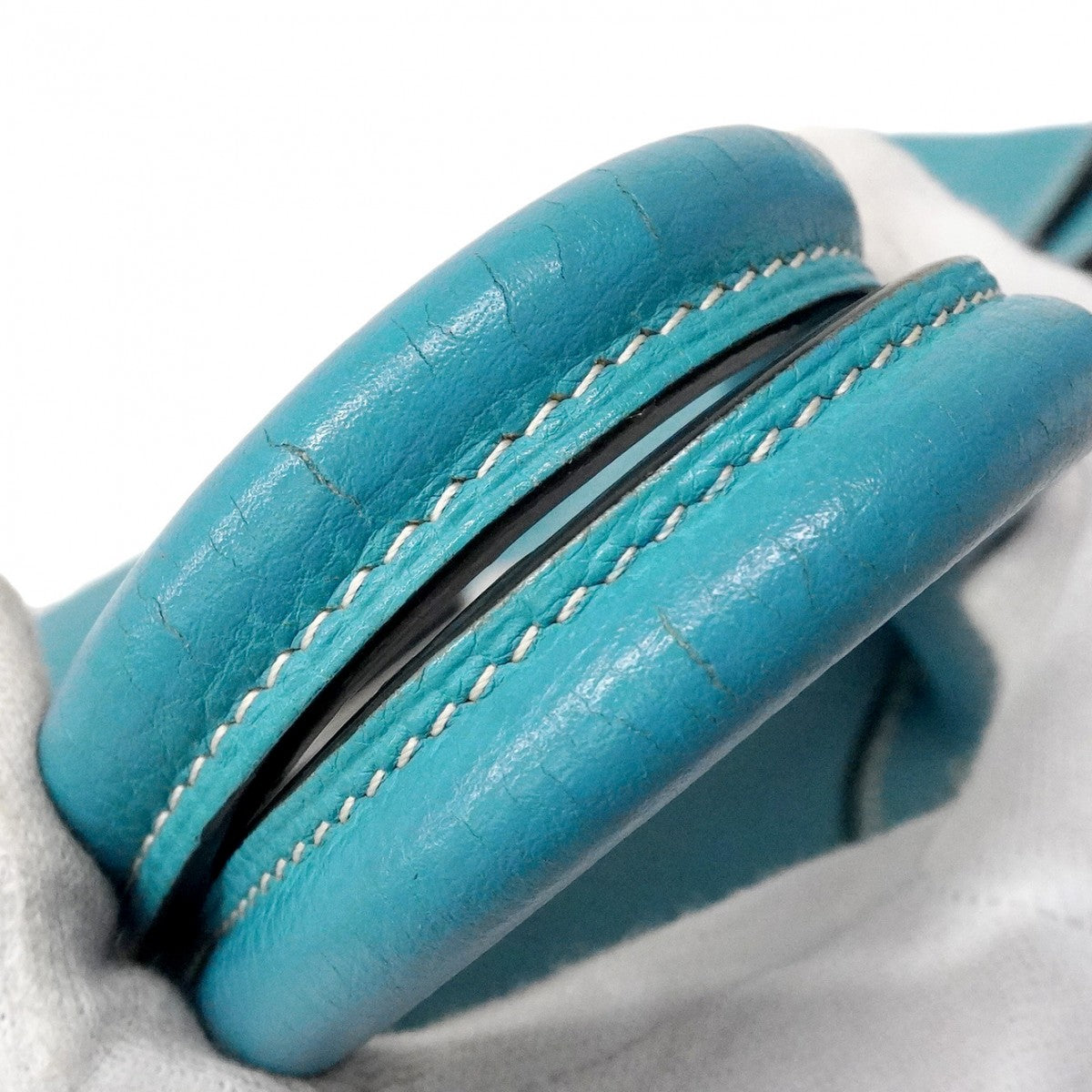 【6ca1294-h】エルメス ハンドバッグ バーキン35 トゴ ブルージーン シルバー金具 □J刻印【中古】レディース