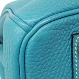 【6ca1294-h】エルメス ハンドバッグ バーキン35 トゴ ブルージーン シルバー金具 □J刻印【中古】レディース