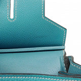 【6ca1294-h】エルメス ハンドバッグ バーキン35 トゴ ブルージーン シルバー金具 □J刻印【中古】レディース