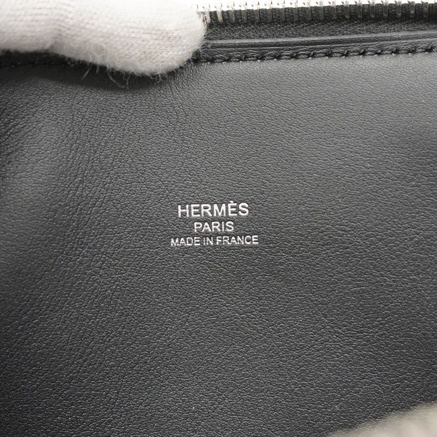 ★在庫処分★最終価格★SALE【6ca1306】エルメス ハンドバッグ ボリード27 ヴォーエプソン ブラック シルバー金具 K刻印 2wayバッグ【中古】レディース