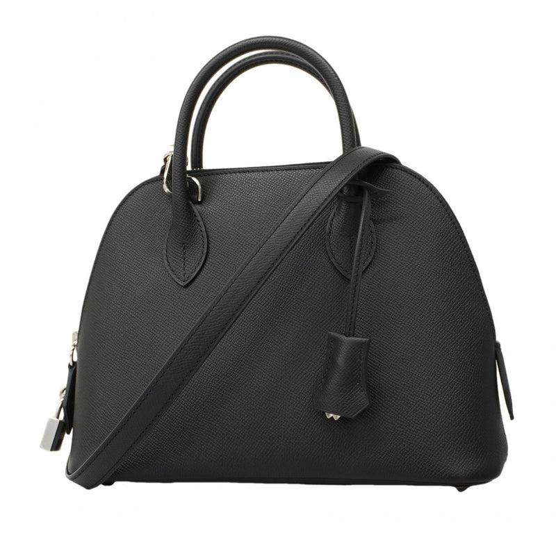 ★在庫処分★最終価格★SALE【6ca1306】エルメス ハンドバッグ ボリード27 ヴォーエプソン ブラック シルバー金具 K刻印 2wayバッグ【中古】レディース