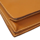 【6ca1345】エルメス ブリーフケース ケリーデペッシュ34 ヴォーエプソン ゴールド シルバー金具 □L刻印【中古】メンズ