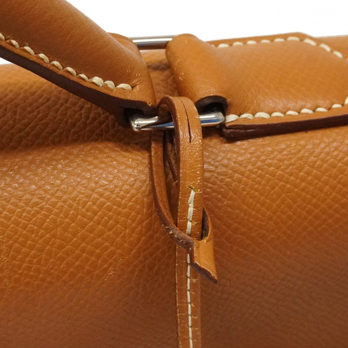 【6ca1345】エルメス ブリーフケース ケリーデペッシュ34 ヴォーエプソン ゴールド シルバー金具 □L刻印【中古】メンズ