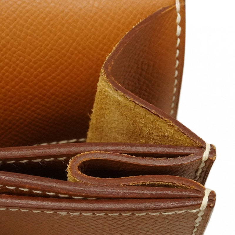 【6ca1345】エルメス ブリーフケース ケリーデペッシュ34 ヴォーエプソン ゴールド シルバー金具 □L刻印【中古】メンズ