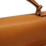 【6ca1345】エルメス ブリーフケース ケリーデペッシュ34 ヴォーエプソン ゴールド シルバー金具 □L刻印【中古】メンズ