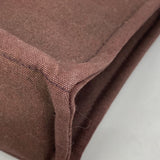 ★SALE【6ca1356-k】エルメス トートバッグ フールトゥPM キャンバス ブラウン シルバー金具【中古】メンズ レディース ユニセックス
