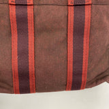 ★SALE【6ca1356-k】エルメス トートバッグ フールトゥPM キャンバス ブラウン シルバー金具【中古】メンズ レディース ユニセックス