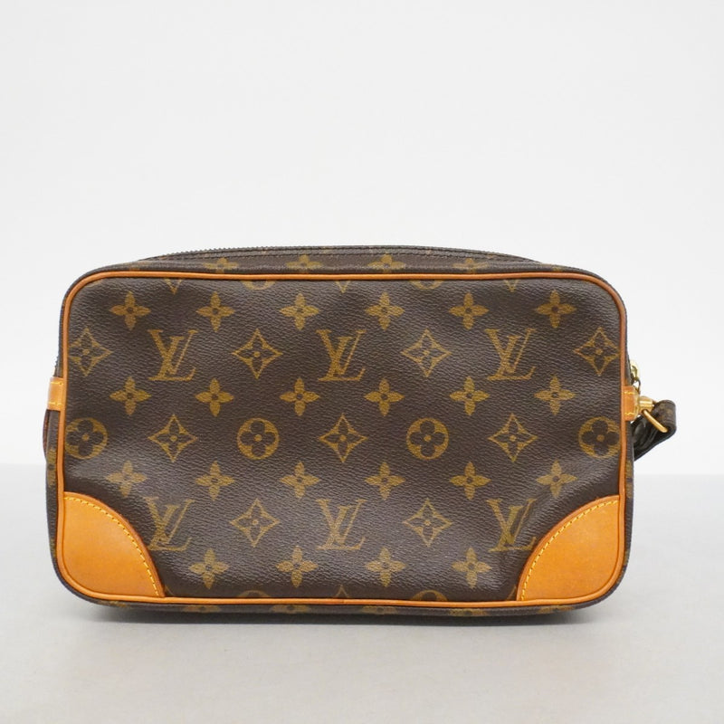 ★在庫処分★最終価格★SALE【6ca1372-k】ルイヴィトン クラッチバッグ モノグラム マルリードラゴンヌGM M51825 ブラウン【中古】メンズ