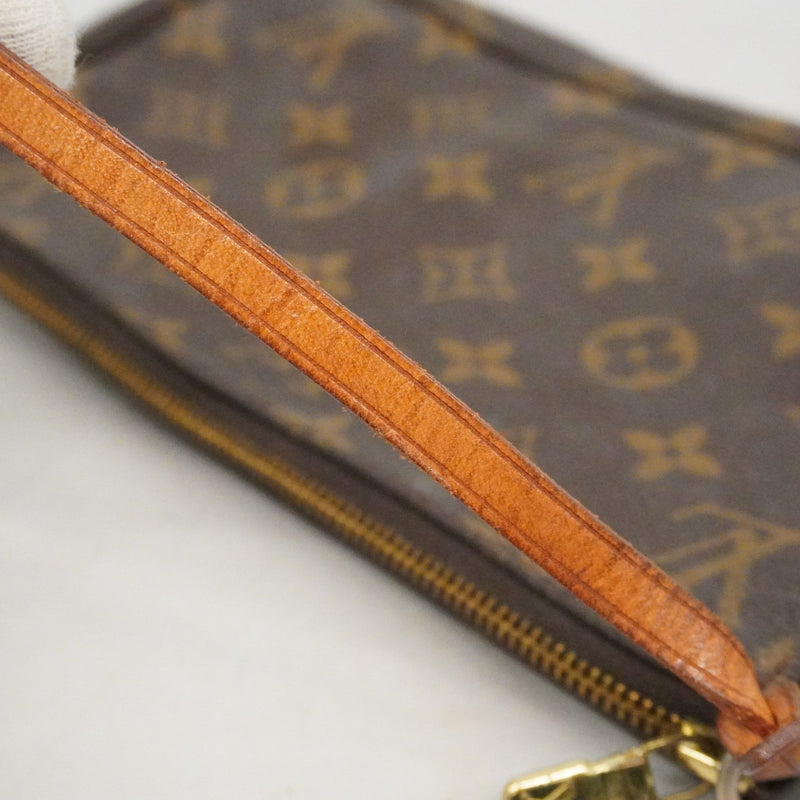 【6ca1402】ルイヴィトン ポーチ モノグラム ポシェットアクセソワール M51980 ブラウン【中古】レディース