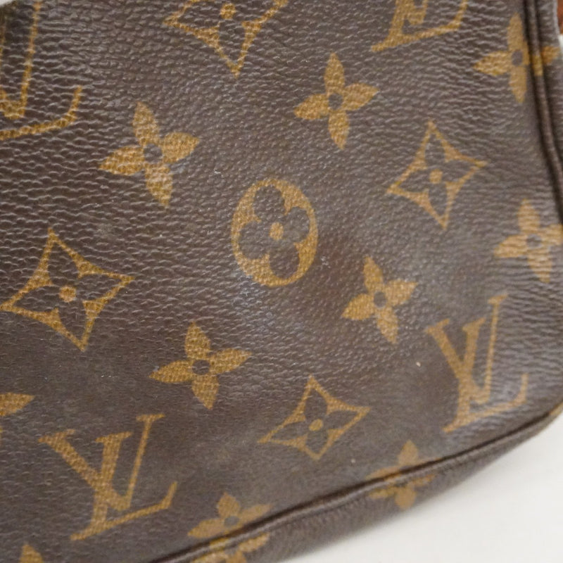 【6ca1402】ルイヴィトン ポーチ モノグラム ポシェットアクセソワール M51980 ブラウン【中古】レディース