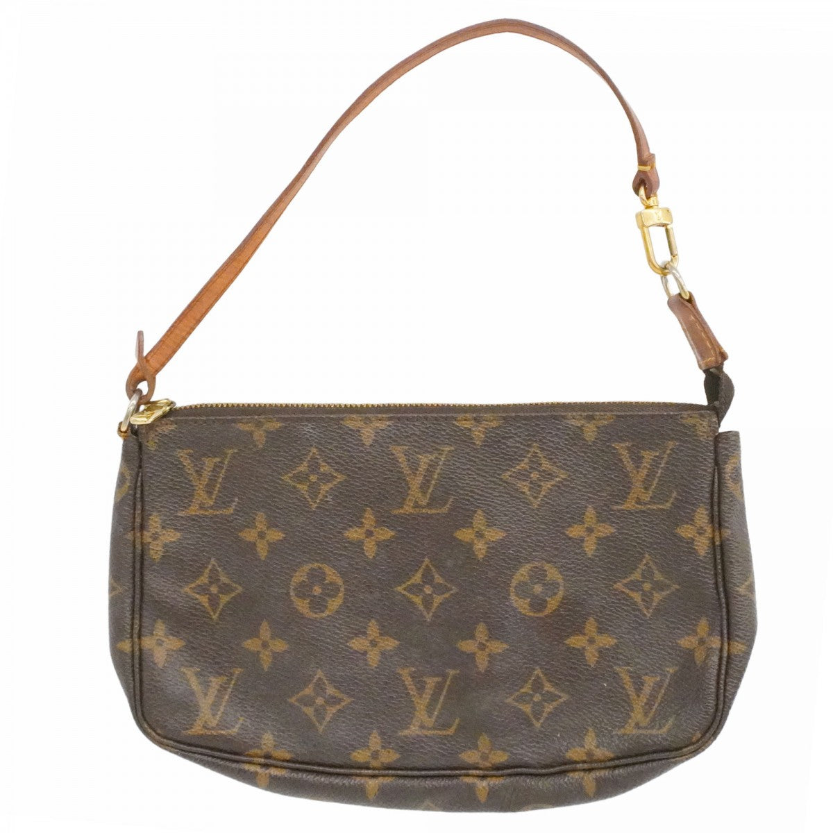 【6ca1402】ルイヴィトン ポーチ モノグラム ポシェットアクセソワール M51980 ブラウン【中古】レディース