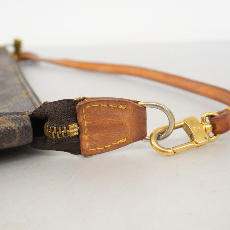 【6ca1402】ルイヴィトン ポーチ モノグラム ポシェットアクセソワール M51980 ブラウン【中古】レディース