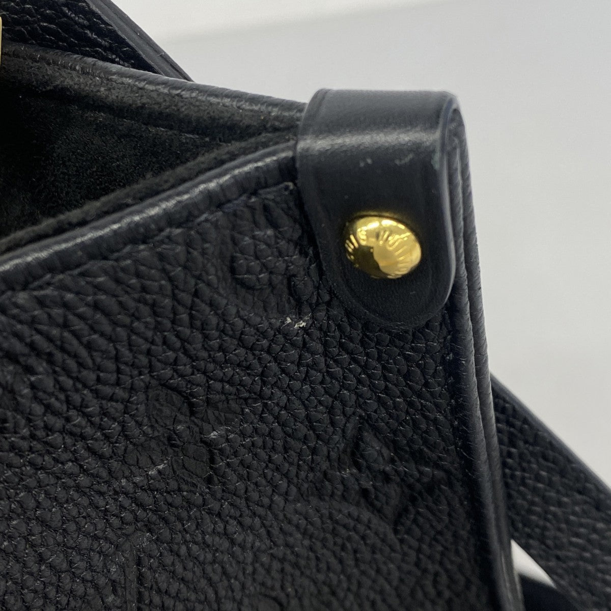 【6cb1407】ルイヴィトン ハンドバッグ モノグラム・アンプラント オンザゴーPM M45653 ノワール 2wayバッグ【中古】レディース