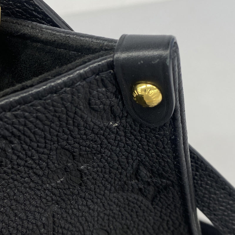 【6cb1407】ルイヴィトン ハンドバッグ モノグラム・アンプラント オンザゴーPM M45653 ノワール 2wayバッグ【中古】レディース