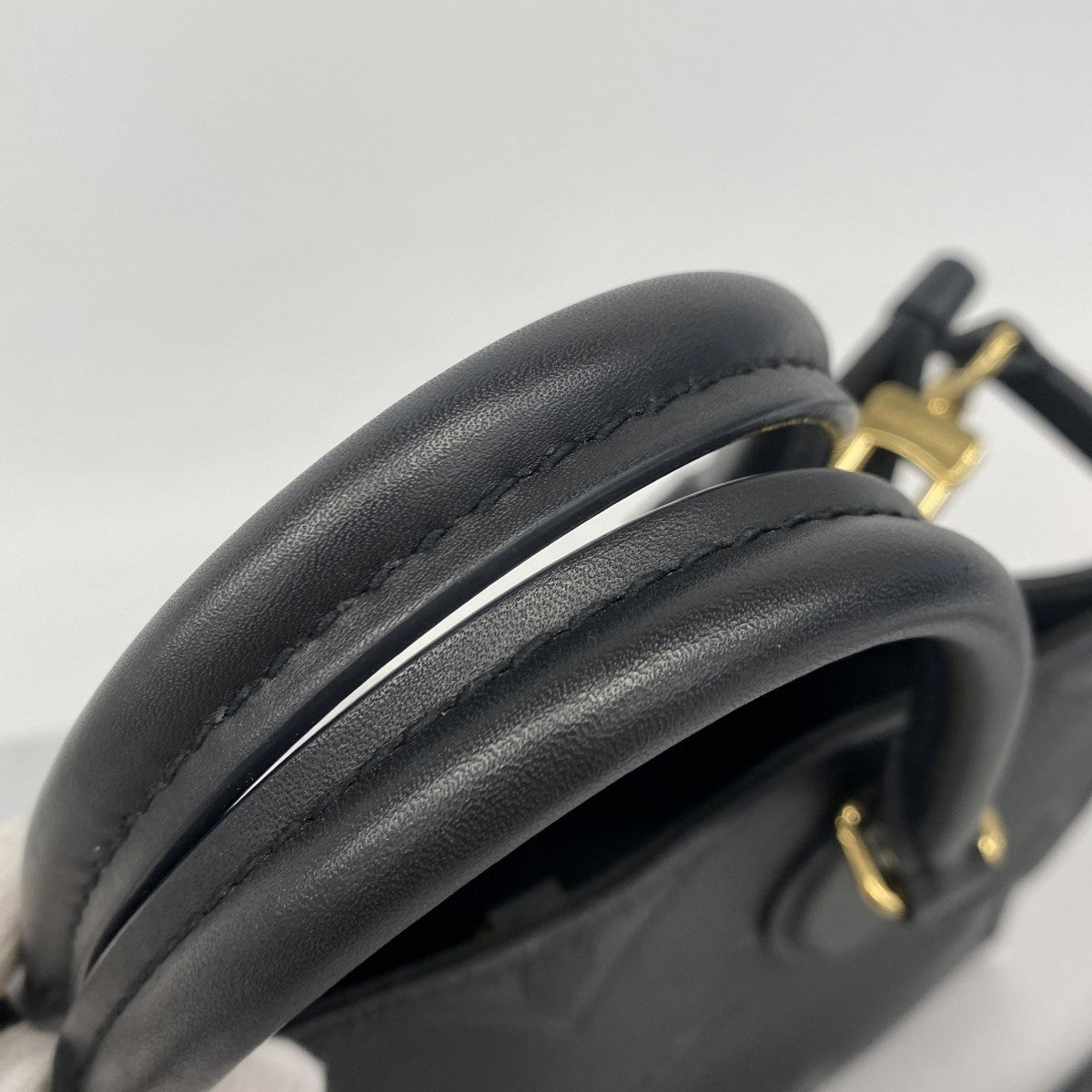 【6cb1407】ルイヴィトン ハンドバッグ モノグラム・アンプラント オンザゴーPM M45653 ノワール 2wayバッグ【中古】レディース