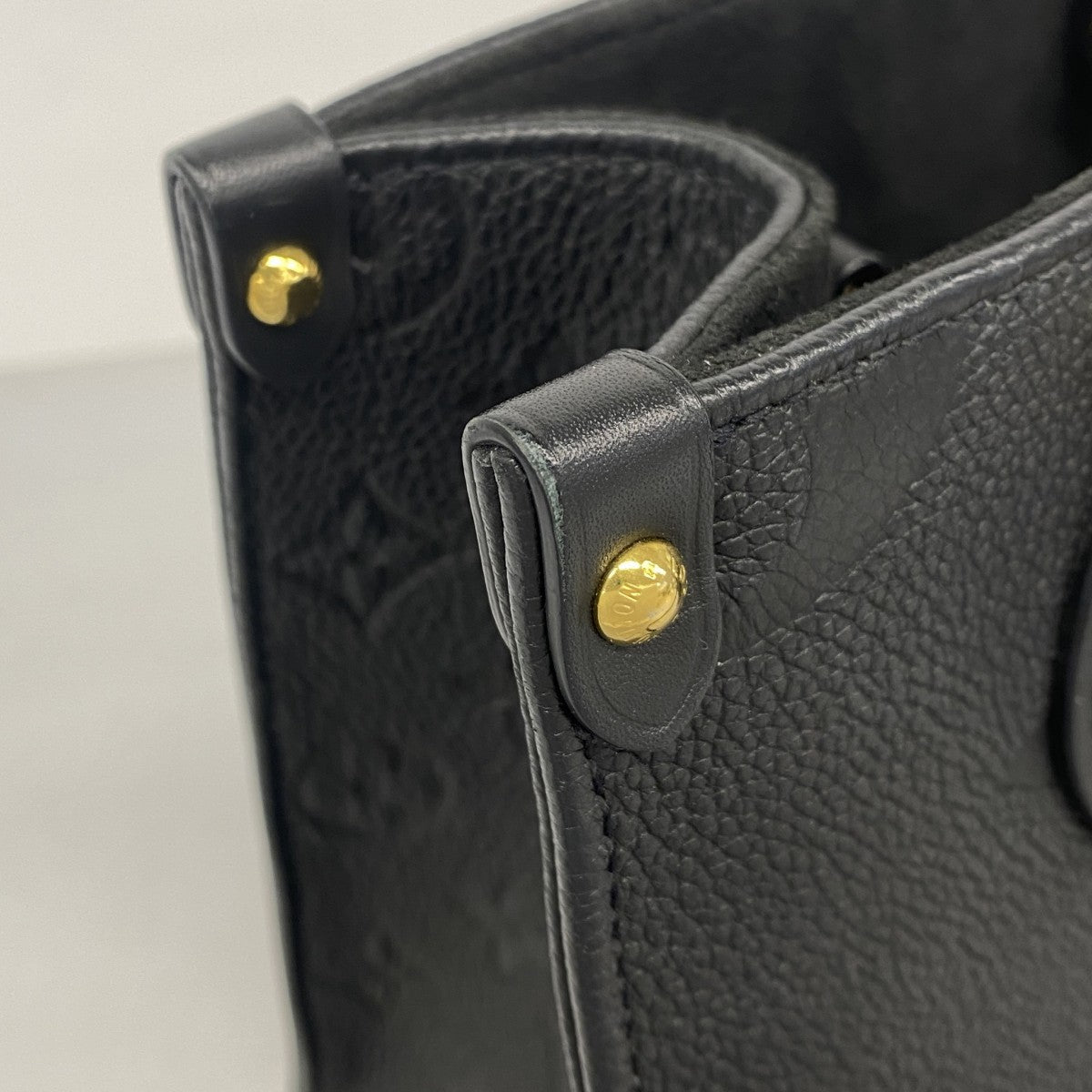 【6cb1407】ルイヴィトン ハンドバッグ モノグラム・アンプラント オンザゴーPM M45653 ノワール 2wayバッグ【中古】レディース