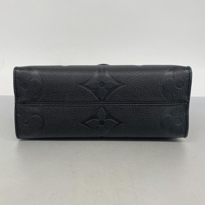 【6cb1407】ルイヴィトン ハンドバッグ モノグラム・アンプラント オンザゴーPM M45653 ノワール 2wayバッグ【中古】レディース