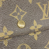 【6cb1421-k】ルイヴィトン 三つ折り財布 モノグラム ポルトトレゾールエテュイパピエ M61202 ブラウン【中古】メンズ レディース ユニセックス