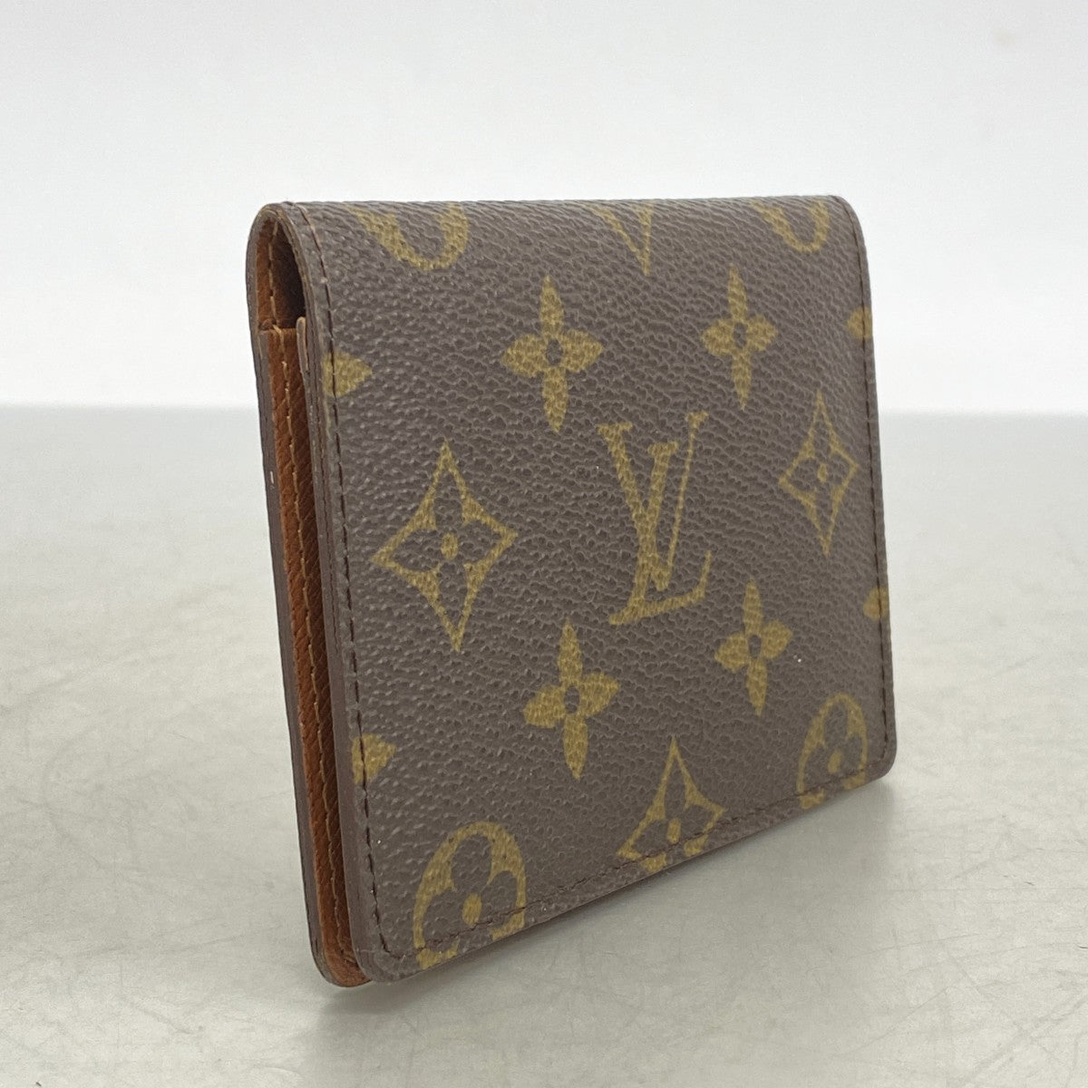 ★SALE【6cb1434-k】ルイヴィトン カードケース モノグラム ポルト2カルトヴェルティカル M60533 ブラウン【中古】メンズ レディース ユニセックス
