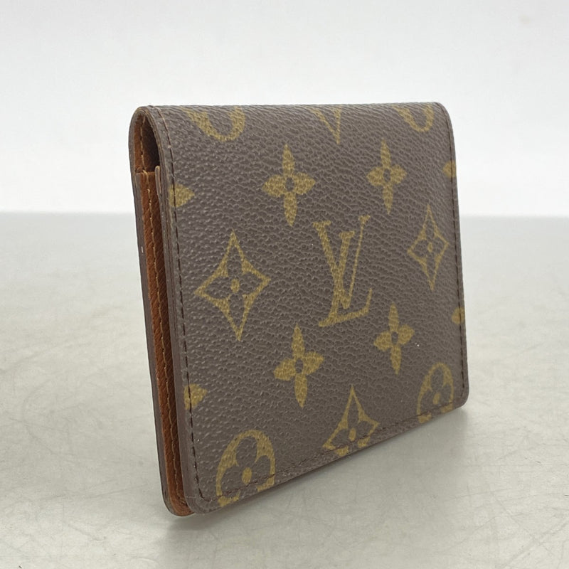 ★SALE【6cb1434-k】ルイヴィトン カードケース モノグラム ポルト2カルトヴェルティカル M60533 ブラウン【中古】メンズ レディース ユニセックス
