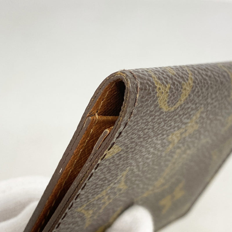 ★SALE【6cb1434-k】ルイヴィトン カードケース モノグラム ポルト2カルトヴェルティカル M60533 ブラウン【中古】メンズ レディース ユニセックス