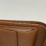 【6cb1455】ルイヴィトン 三つ折り財布 モノグラム ポルトトレゾールエテュイパピエ M61202 ブラウン【中古】メンズ レディース ユニセックス