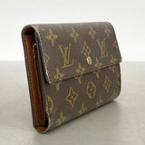 【6cb1455】ルイヴィトン 三つ折り財布 モノグラム ポルトトレゾールエテュイパピエ M61202 ブラウン【中古】メンズ レディース ユニセックス