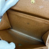 【6cb1455】ルイヴィトン 三つ折り財布 モノグラム ポルトトレゾールエテュイパピエ M61202 ブラウン【中古】メンズ レディース ユニセックス