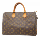 【6cb1504】ルイヴィトン ハンドバッグ モノグラム スピーディ35 M41107 ブラウン【中古】レディース