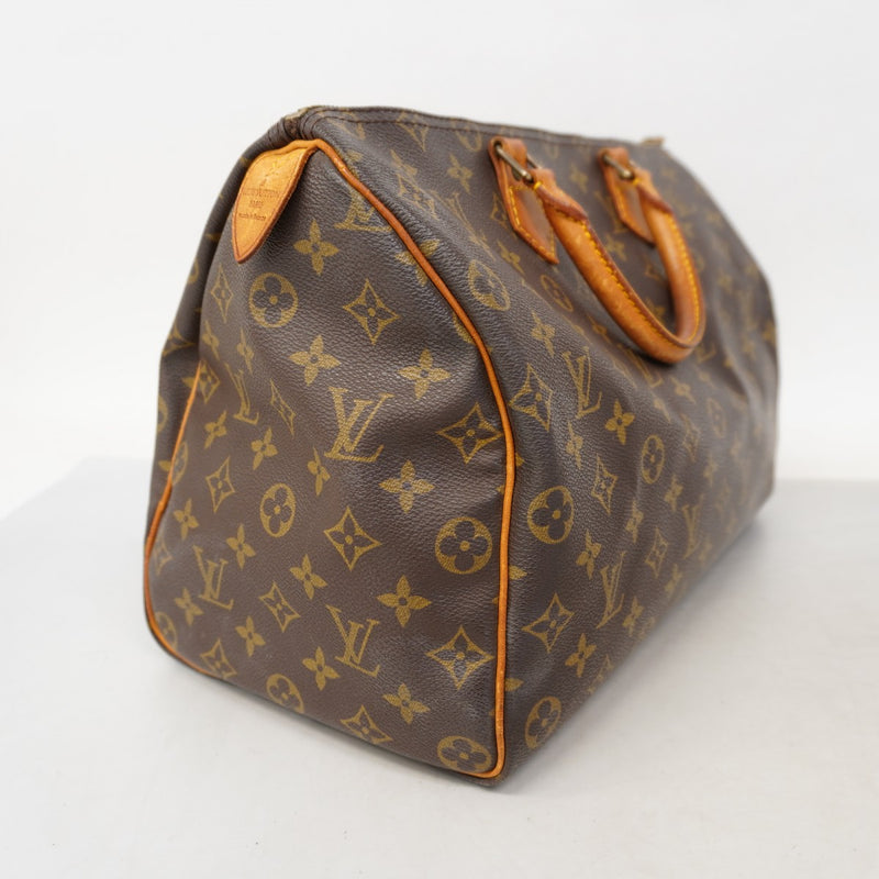 【6cb1504】ルイヴィトン ハンドバッグ モノグラム スピーディ35 M41107 ブラウン【中古】レディース