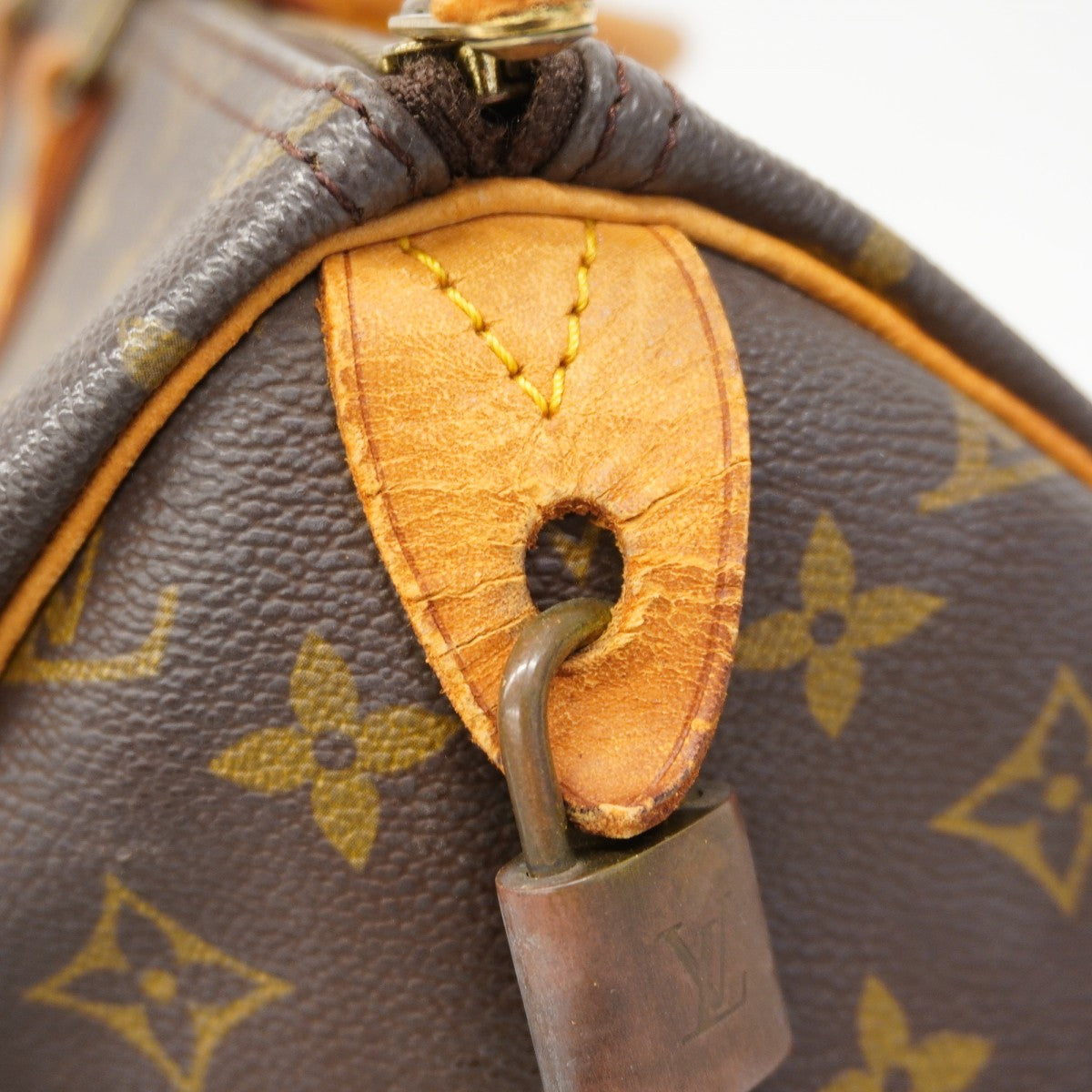【6cb1504】ルイヴィトン ハンドバッグ モノグラム スピーディ35 M41107 ブラウン【中古】レディース