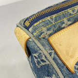 【6cb1531-k】ルイヴィトン ハンドバッグ モノグラム・デニム ネオスピーディ M95019 ブルー【中古】レディース