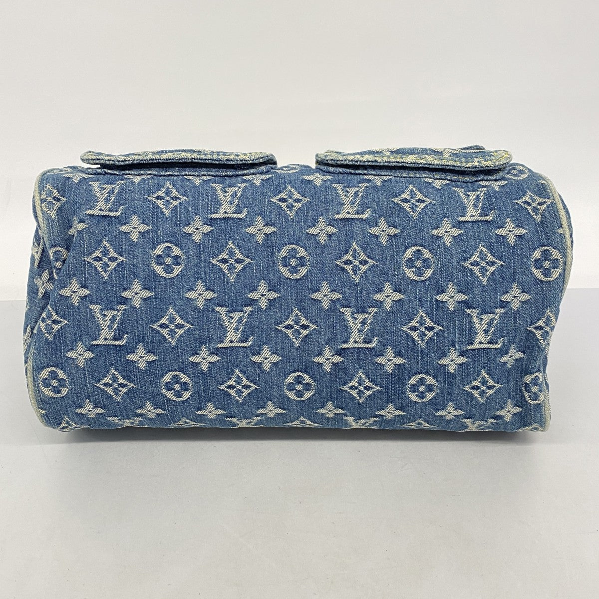 【6cb1531-k】ルイヴィトン ハンドバッグ モノグラム・デニム ネオスピーディ M95019 ブルー【中古】レディース