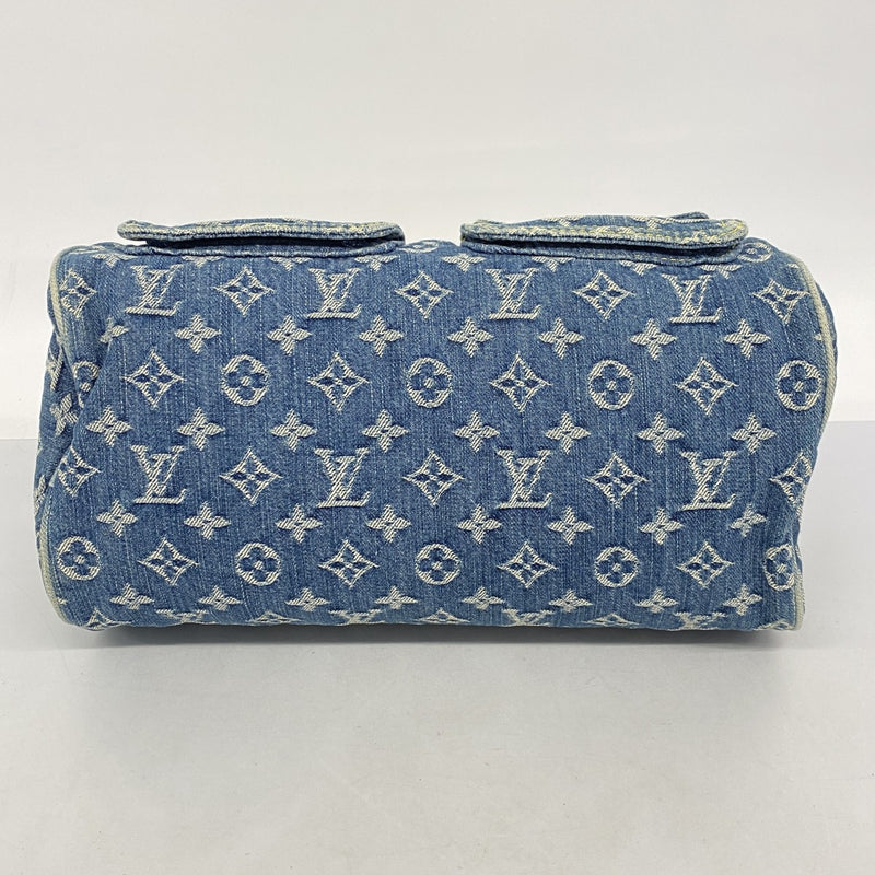 【6cb1531-k】ルイヴィトン ハンドバッグ モノグラム・デニム ネオスピーディ M95019 ブルー【中古】レディース