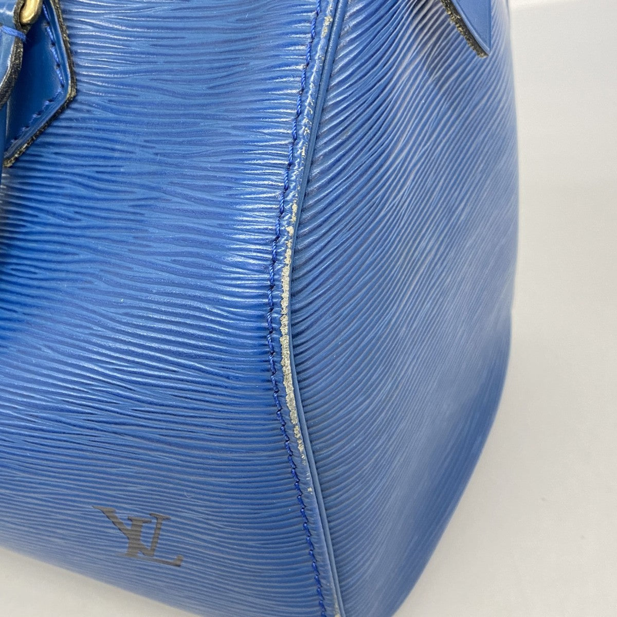 【6cb1532-k】ルイヴィトン ハンドバッグ エピ スピーディ25 M43015 トレドブルー【中古】レディース