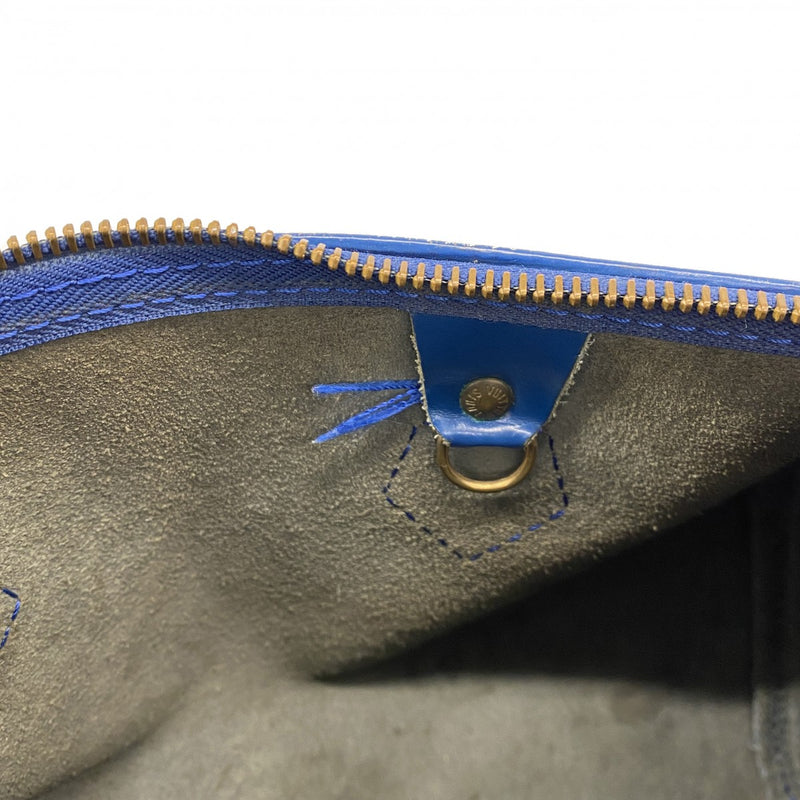 【6cb1532-k】ルイヴィトン ハンドバッグ エピ スピーディ25 M43015 トレドブルー【中古】レディース