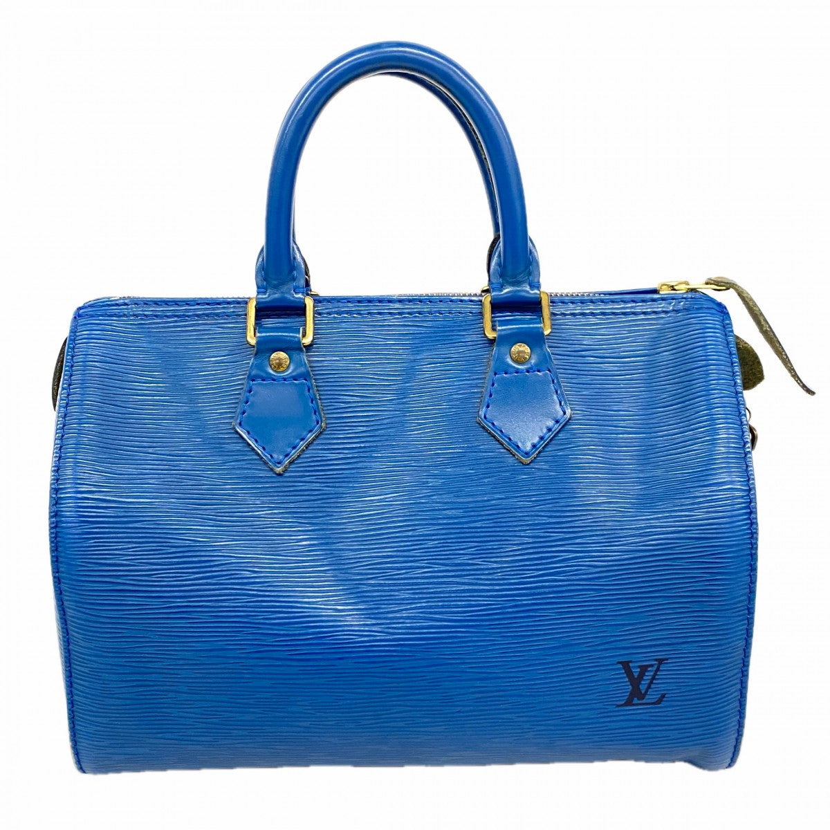 【6cb1532-k】ルイヴィトン ハンドバッグ エピ スピーディ25 M43015 トレドブルー【中古】レディース