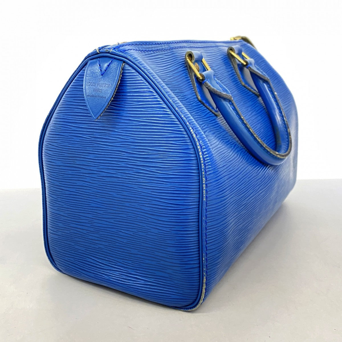 【6cb1532-k】ルイヴィトン ハンドバッグ エピ スピーディ25 M43015 トレドブルー【中古】レディース